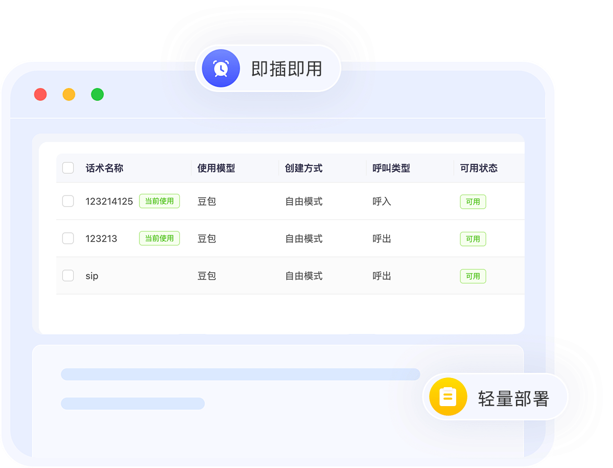 即插即用,零门槛接入